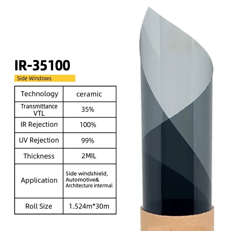 3M IR Series Nano Ceramic Precut Front Side Window Tint Roll – For Any Car