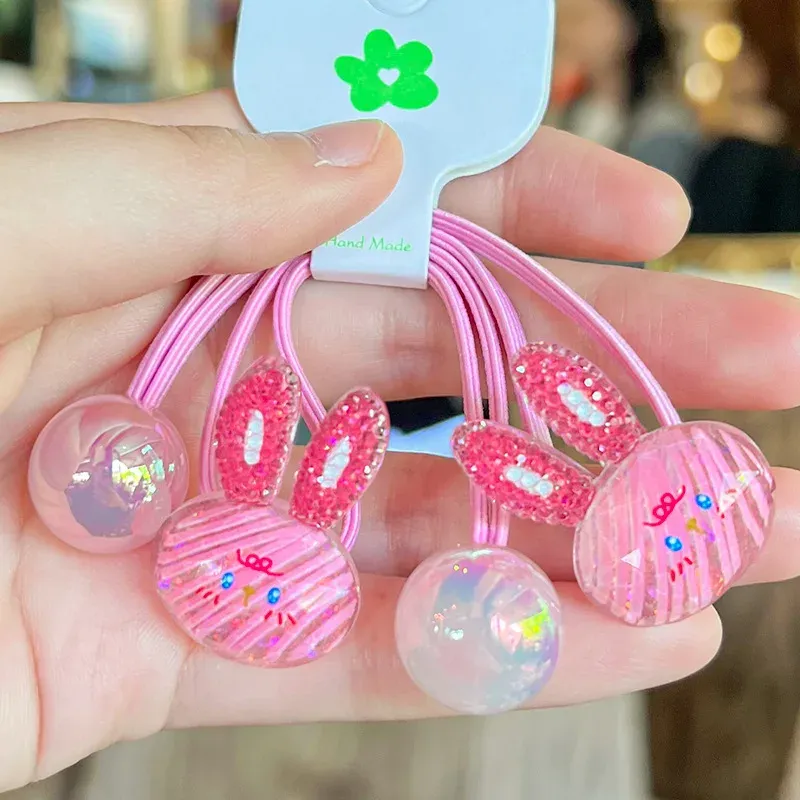 Colorful Hand-painted Graffiti Fruits Elastic Hair Bands for Kids