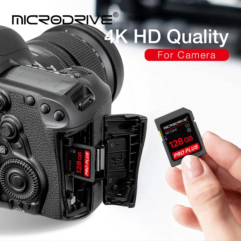 Camera SD Card 16GB 32GB 64GB 128GB Class 10 UHS Memory Card for 1080p ...