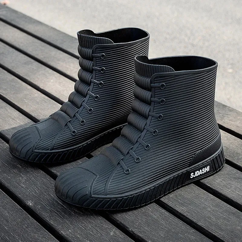 Rubber gumboots hot sale