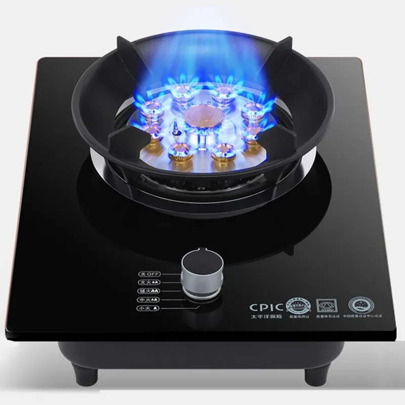 7.0kW Single Stovetop Propane or Natural Gas Stove Tabletop Embedded Gas Range