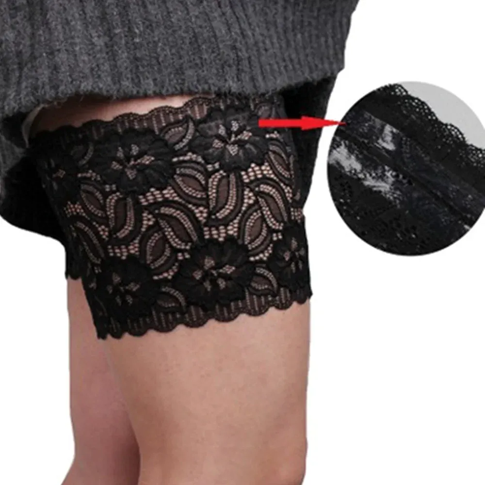 Anti Chafing Lace Thigh Bands For Women 2 Rows Of Non Slip Silicone Strips And Thist 1920s Sleeve Garter Sexy And Comfortable Dropship Available From Ddmyhome 9.64 DHgate.Com
