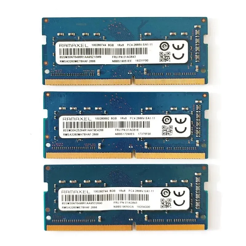DDR4 8GB 2666MHz Laptop Memory 260 Pin SODIMM 1.2V PC4-2666V-SA1