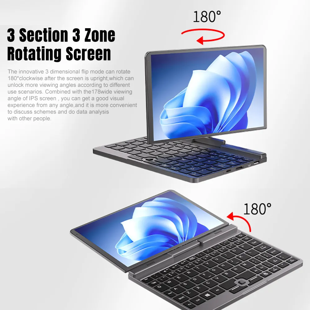 CRELANDER P8 8 Mini Touch Screen Laptop With Touchscreen 360 Rotation Intel Alder N100 Processor 12GB RAM WiFi6 And Portable Design From Ddmyhome 484.55 DHgate.Com