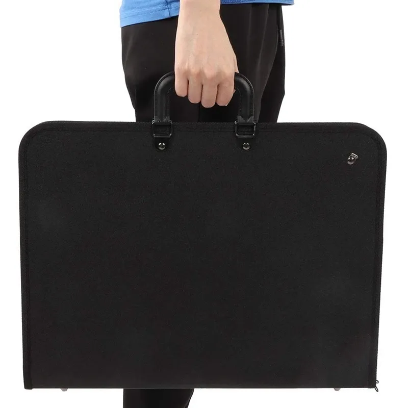 Art Portfolio Case With Zipper Artist Carrying Case Poster Board Tote Bag For Art Storage Folder From 16 24 DHgate