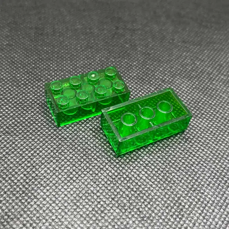 Clear Transparent Bricks 2x4 2x2 MOC Building Blocks DIY Toys ...