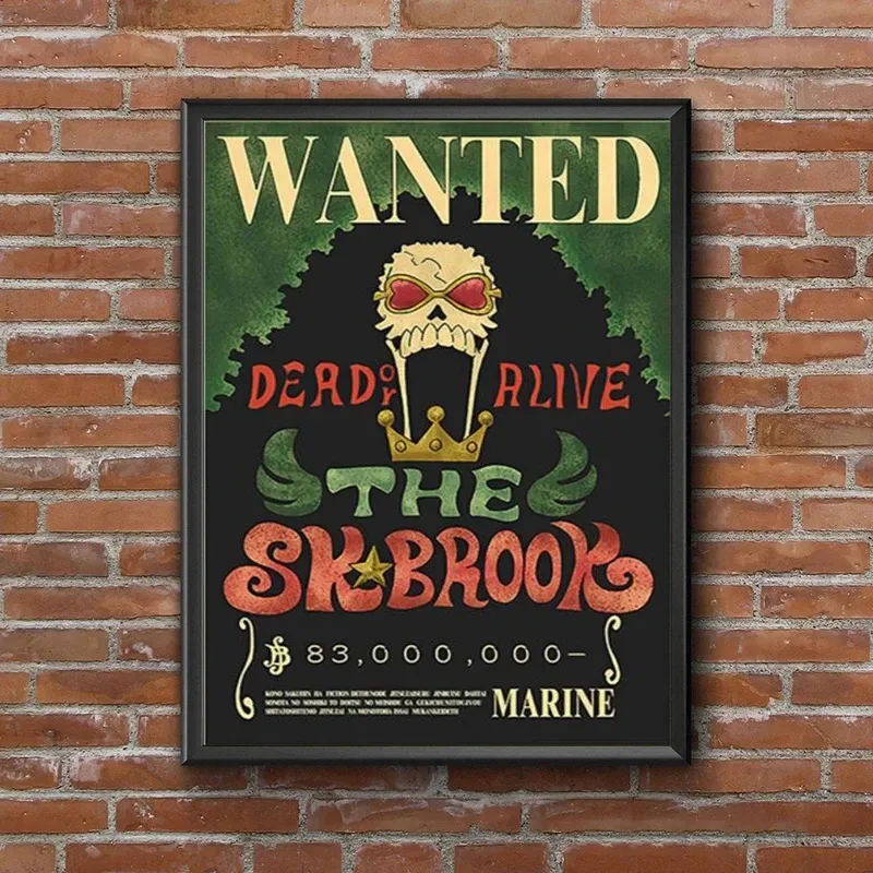 One Piece Canvas Poster, Luffy And Zoro Wanted Art | DHgate