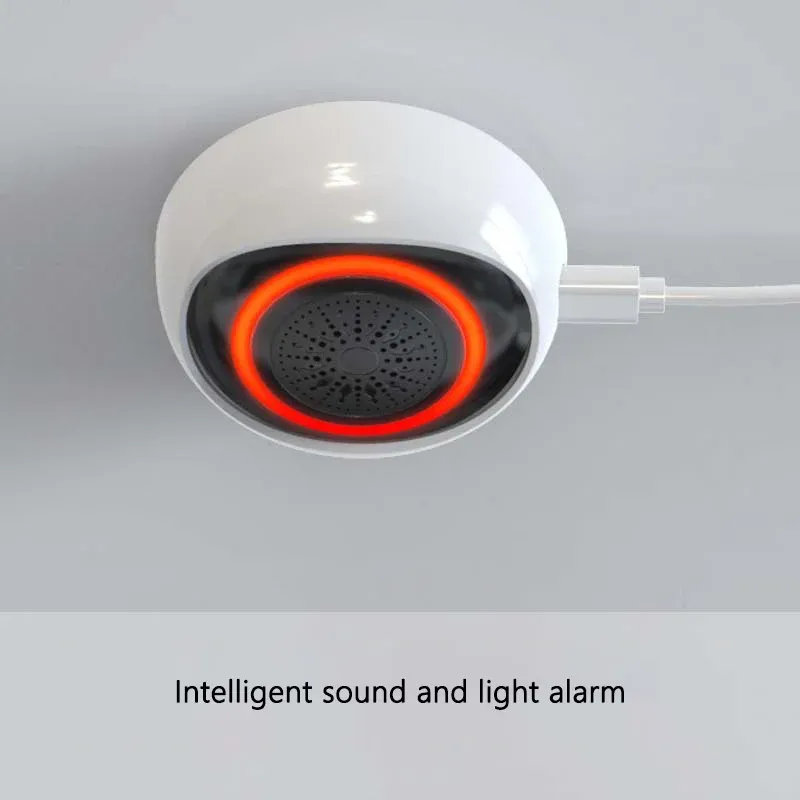 Wireless Strobe Siren Panic Alarm Button - 120dB SOS Alert With Flashing Light For Home, Shop & Hotel Safety