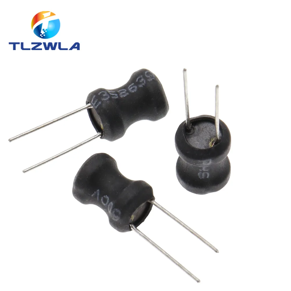 DIP Power Inductor 8×10mm 2.2µH to 10mH 2-Pin Electronic Inductance ...