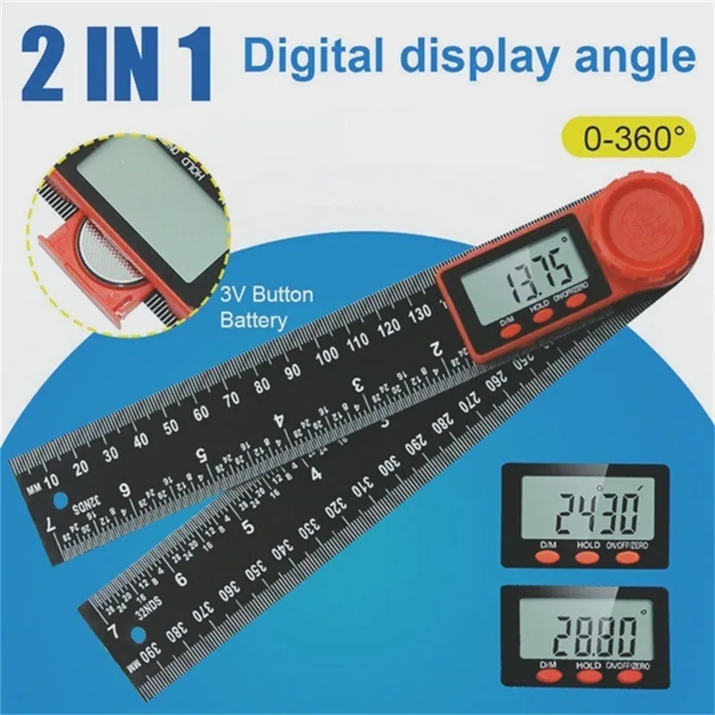 DHgate.com:Pro Digital Angle Ruler - 200/300mm Electronic Inclinometer ...