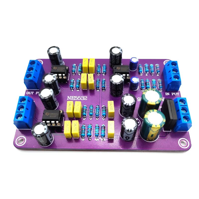 DHgate.com:Active Crossover 2-Way Preamp 5532 Pre-Stage