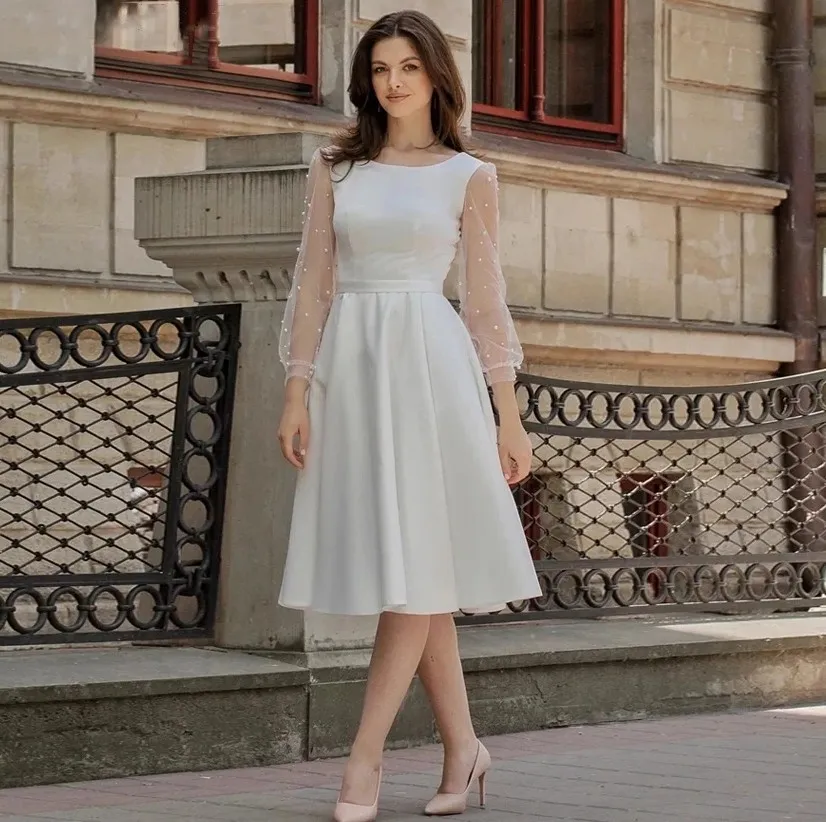 Dhgate short wedding dresses shop
