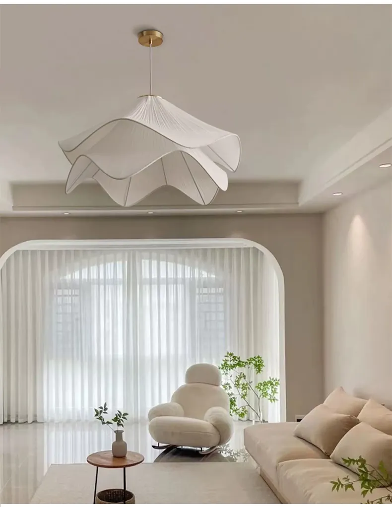 Nordic Minimalist Cream Style LED Pendant light shop...