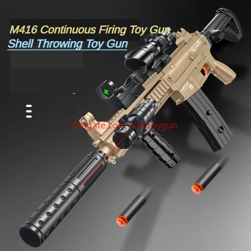 2 Pack Rotating Barrel Foam Blaster Toy Guns | 80 Soft Bullets, Wristbands & Targets - Fun Shooting Game For Kids & Adults