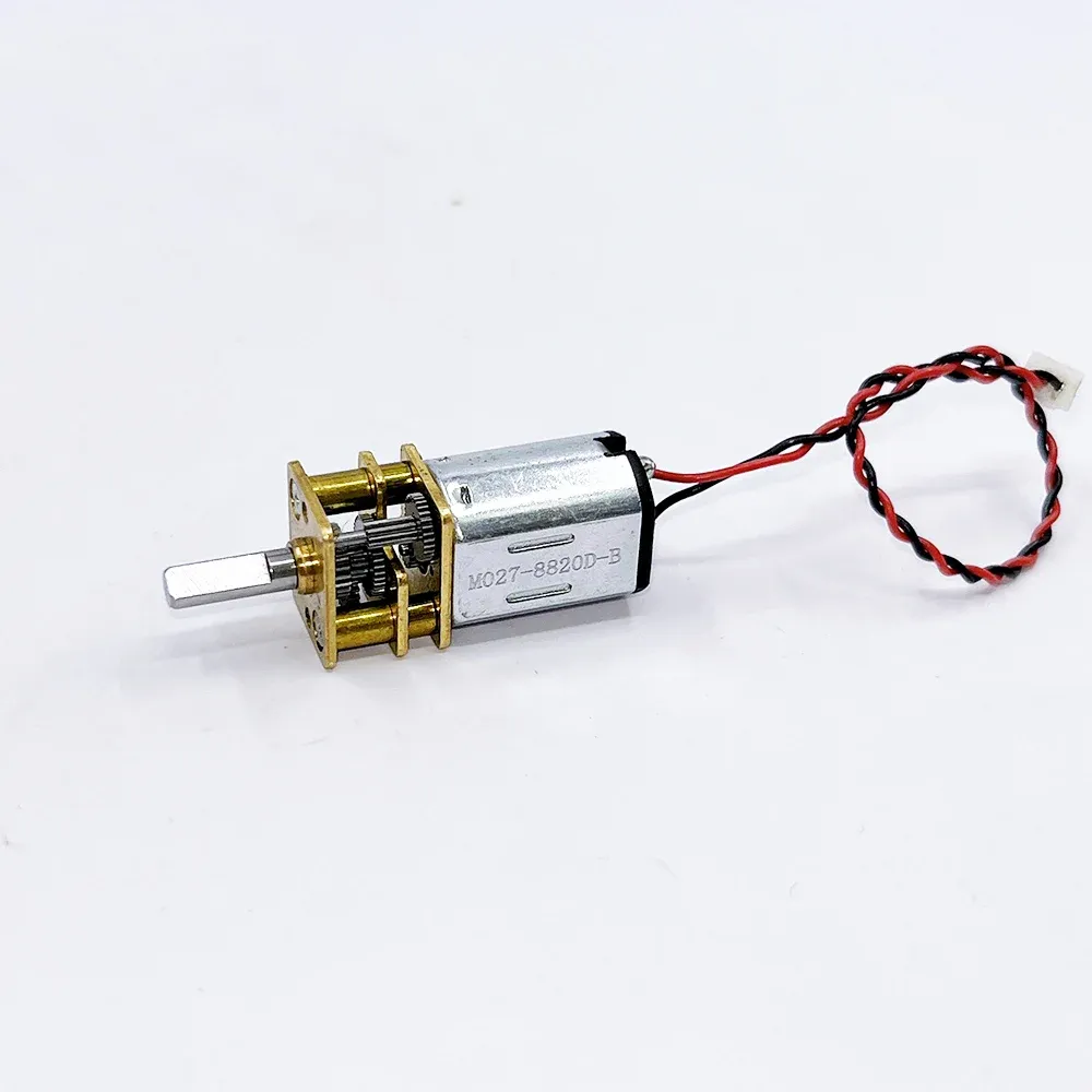 1pcs N20 DC3V 6V 12V 1:1000 Full Metal Gearbox Speed Reduction