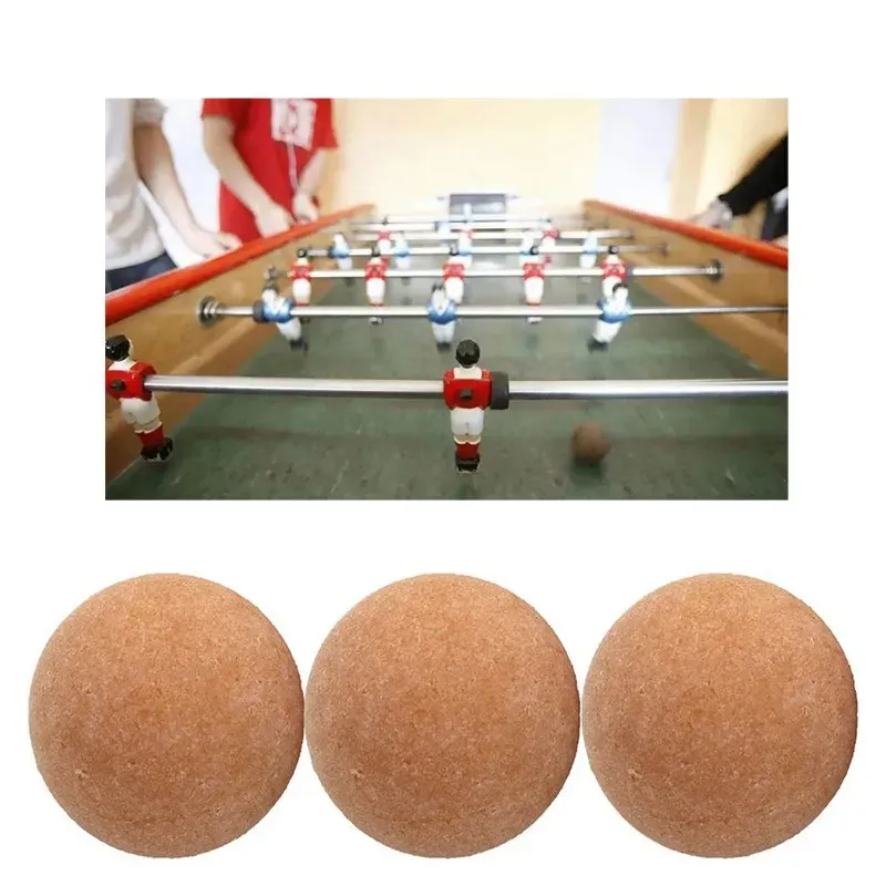 Balles Baby-foot 36 Mm – Lot De 1, 6 Ou 12 – Liège Naturel, Bruit Réduit – Accessoire Table De Football