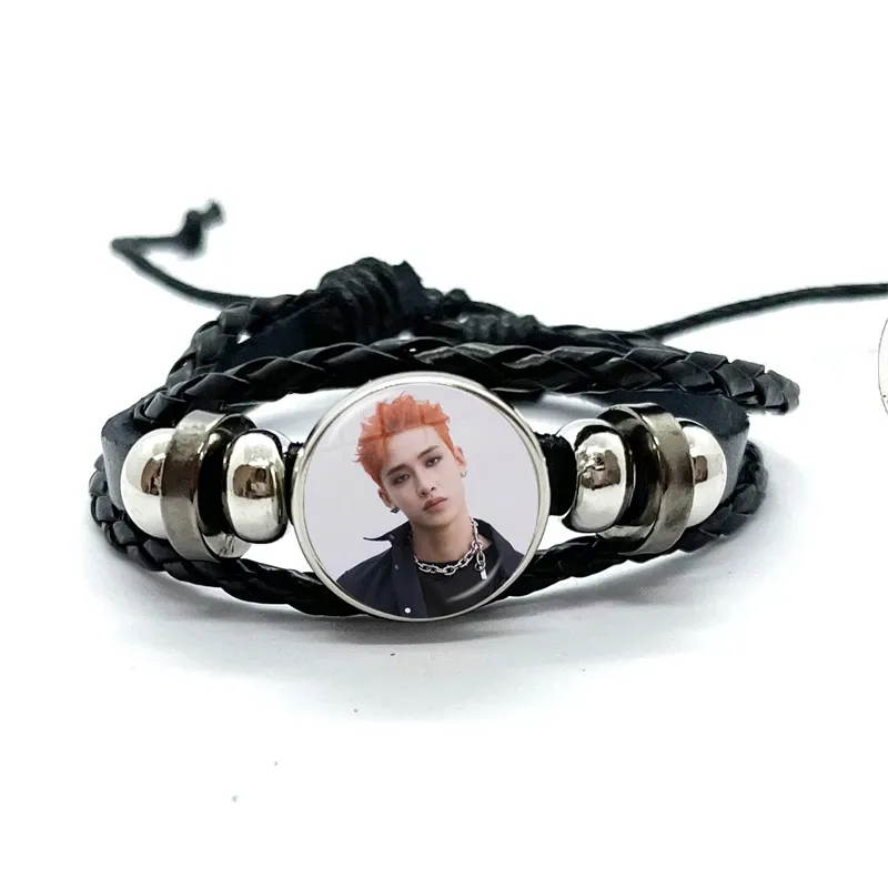 ファッション通販 安い Kids Stray DHgate.com:2024Kpop Bracelet, Snap Leather アイドルグッズ