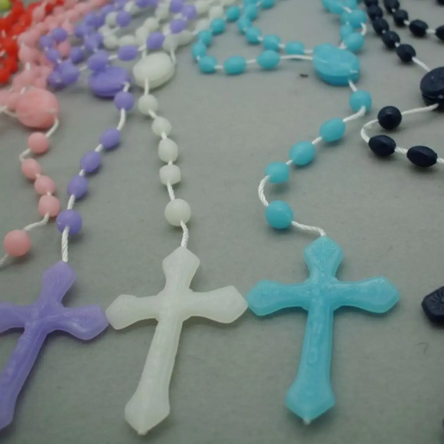 Plastic cross necklace discount