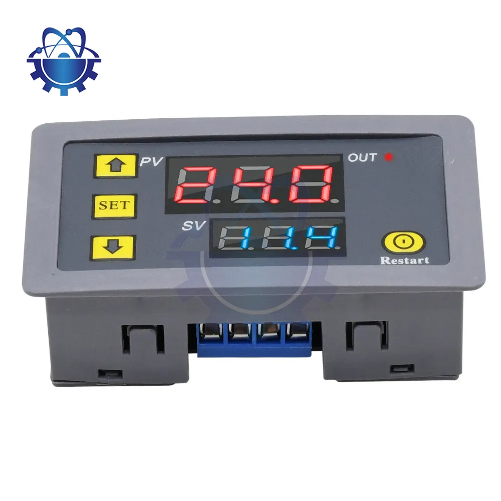 Digital Time Delay Relay with LED Display, Adjustable Cycle Timer ...