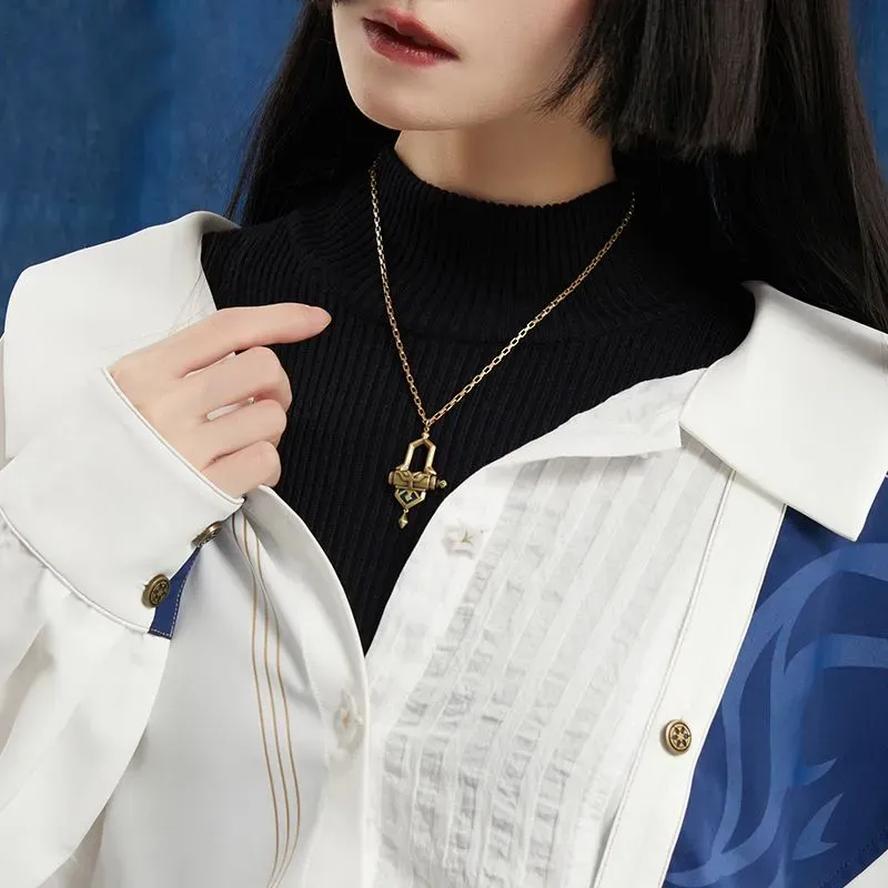 Pendentif Jade Anime Tsunade - Collier Cosplay Unisexe, Accessoire Déguisement Naruto