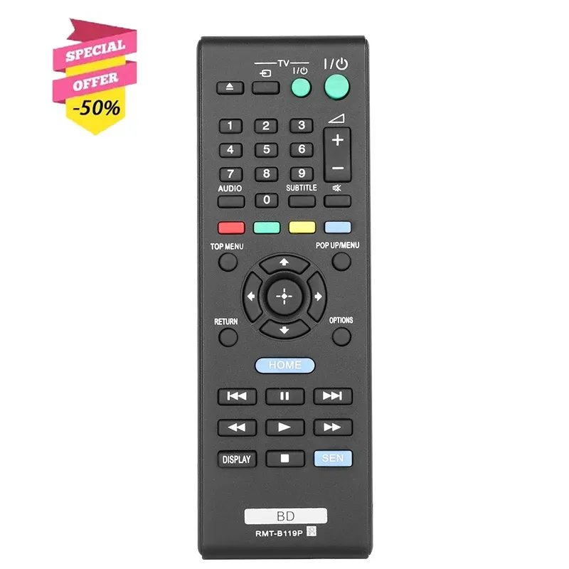 Ersatz Fernbedienung RMT-B119A für Sony Blu Ray, Remote Control