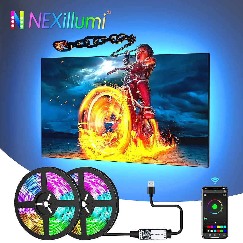 Nexillumi led strip lights remote control online