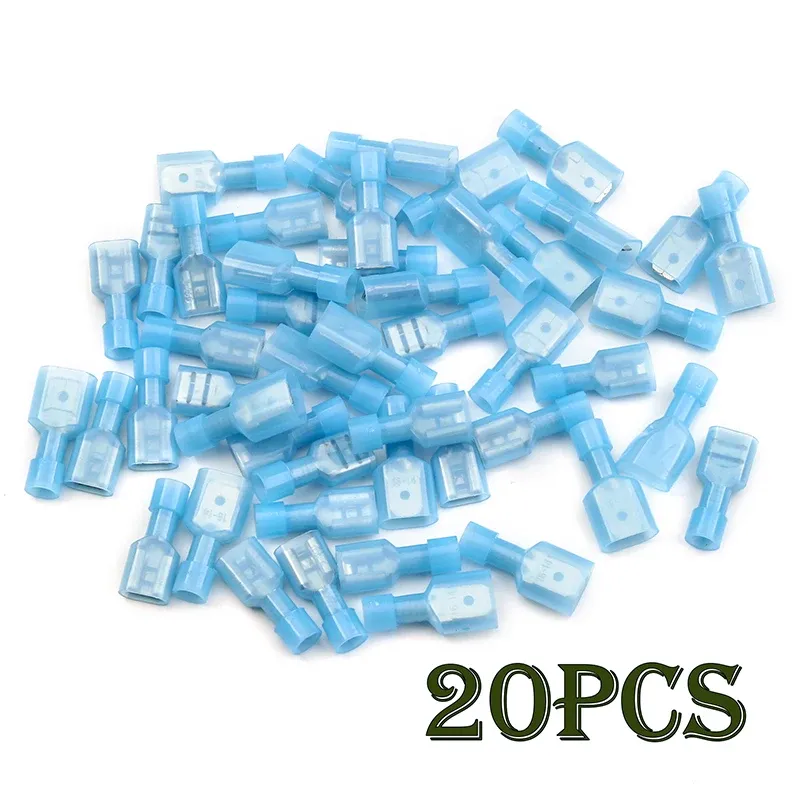 Spaten-Crimp-Terminals 2,8 Mm – 50 Paare + 100 Isolierhülsen, Für 0,5–1,5 Mm², Auto & Motorrad