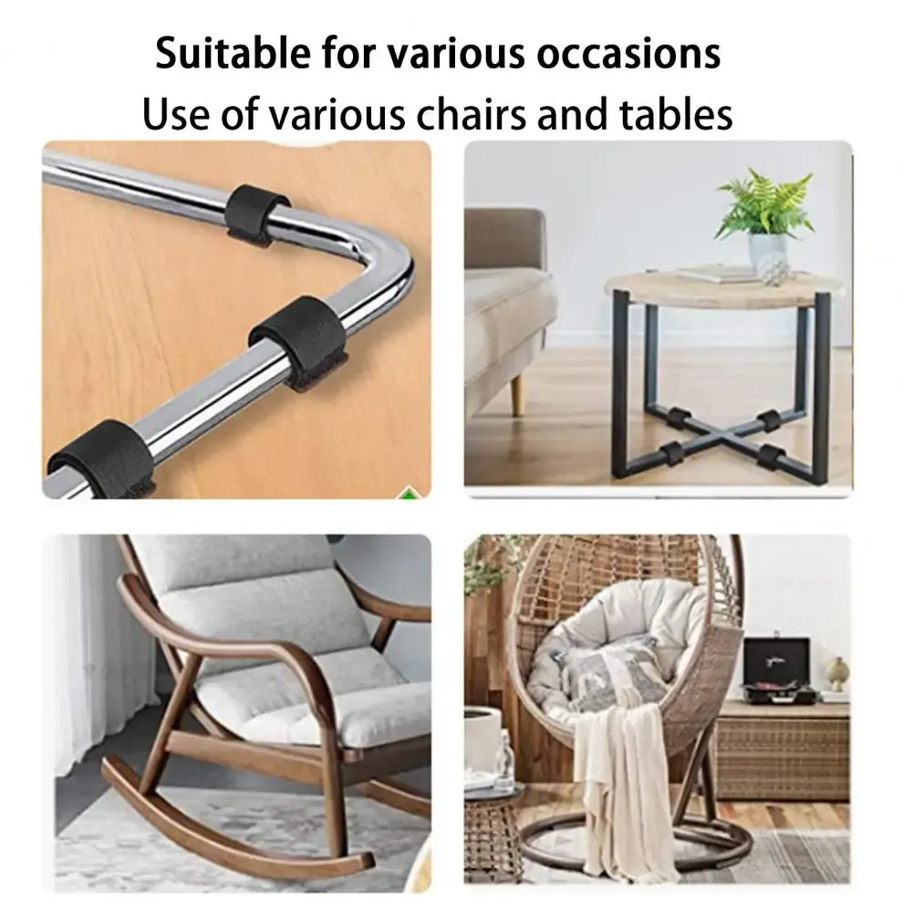 DHgate 6 Pack Self Adhesive Felt Furniture Sliders for Hardwood Floors No Scratch Chair Leg Floor Protectors with Strong Grip Home Garden