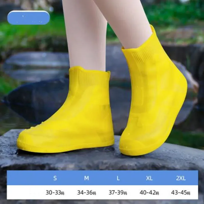 Silicone rain boots hot sale