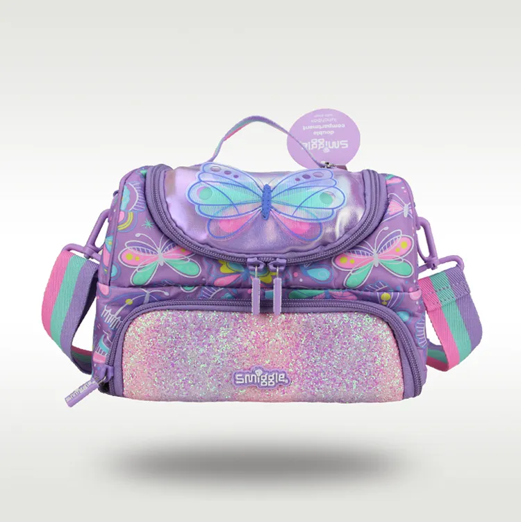 Smiggle 蝶柄リュック 紫色 DHgate.com:Purple Butterfly Backpack: Premium Quality