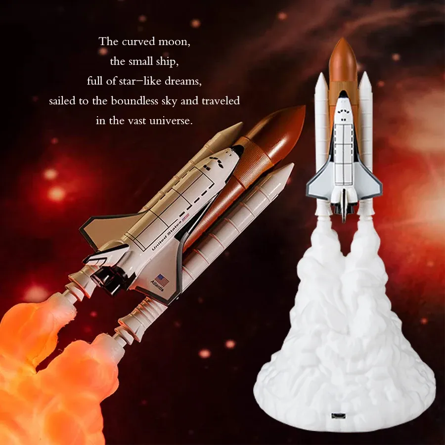 3d space shuttle lamp sale
