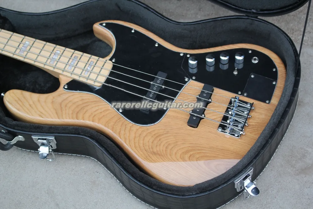 Marcus Miller Signature Natural Jazz Electric Double Neck Guitar Bass With Ash Body Maple Neck And Maple Fingerboard 4 Strings White Pearl Block Inlay Black Pickguard From Jugg guitar 113.07 DHgate.Co...
