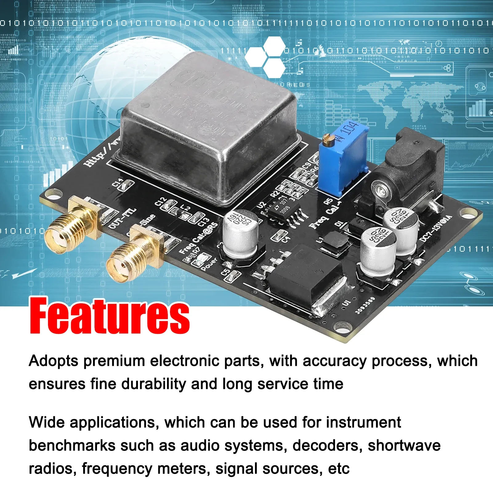 OCXO 10MHz Frequency Reference Module Frequency... From Ddmymaster, $78 ...