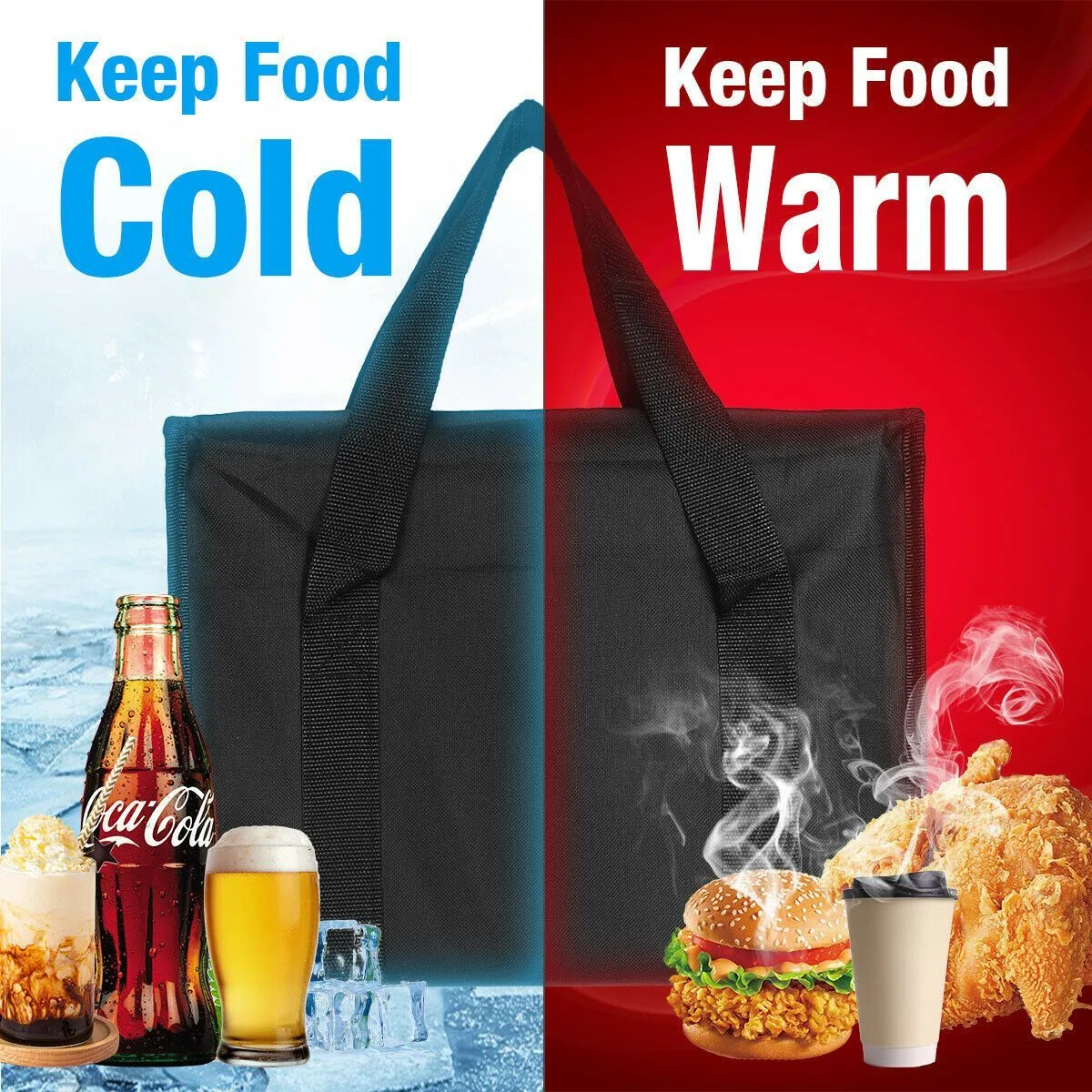 Durable Insulated Lunch Tote Bag - Keep Food Fresh & Warm, Reusable ...