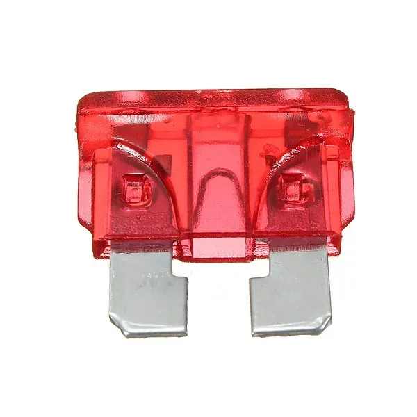 BOJACK 50 Pcs 10A Standard Automotive Fuses (ATO/APR/ATS) 10 AMP Car