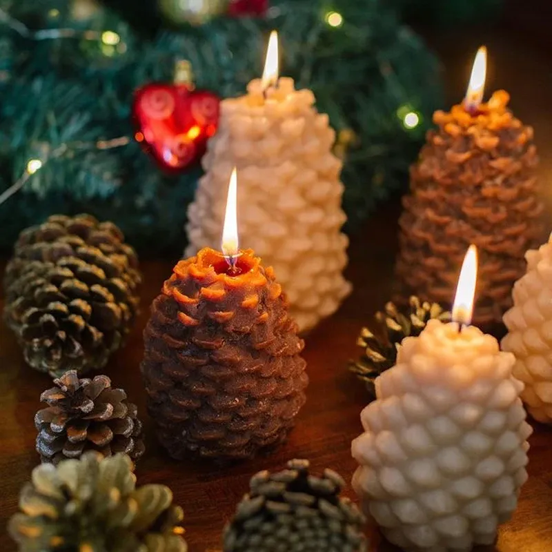 Stampi In Silicone Per Candele Natalizie – 2 Pezzi (albero E Alce), Con Stoppini E Supporti, Fai Da Te - 2