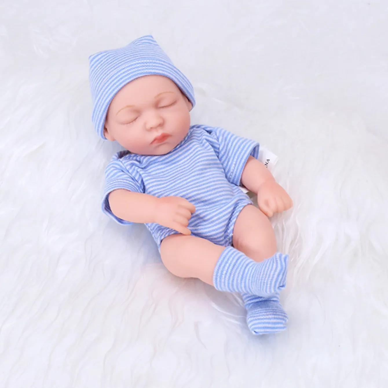 Muñeca Bebé 45cm Muñeca Bebé Reborn De Silicona Realista - 18 Pulgadas Para Abrazar Y Dormir, Recién Nacido Anatómicamente Correcto Muñeca Colección Realista