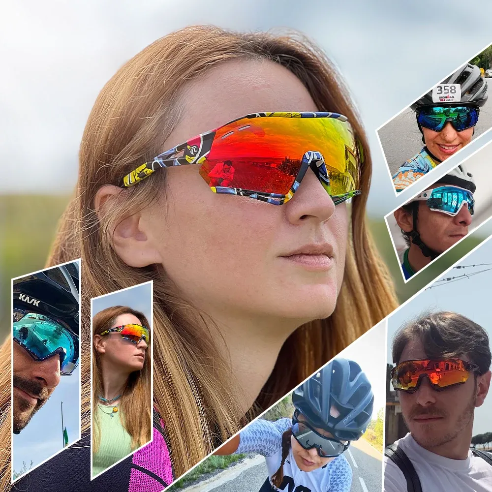 DHgate X TIGER Polarized Cycling Sunglasses Photochromic MTB Glasses for Men Outdoor Sports Hiking Sports Outdoors