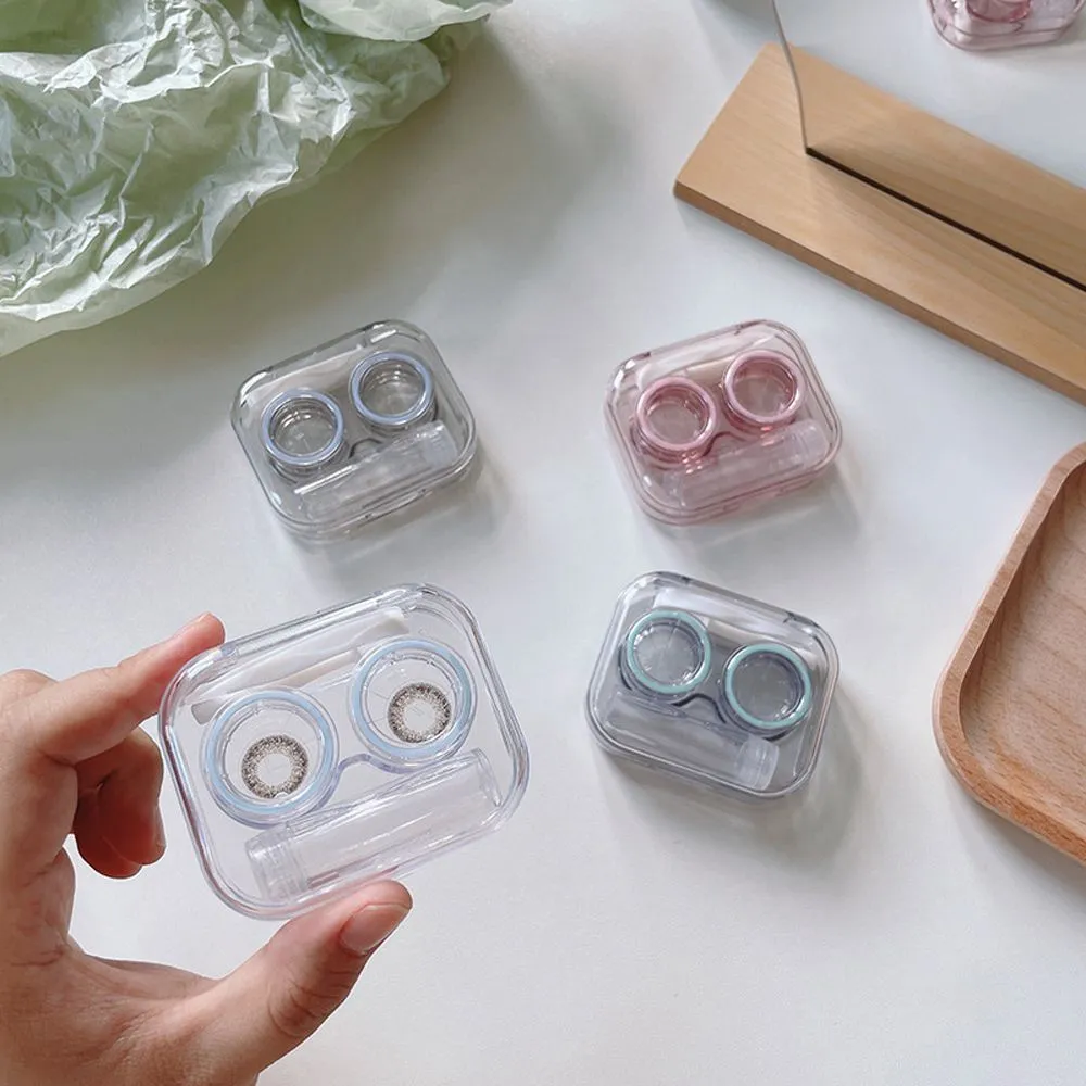 12% OFF Simple Mini Japanese Colorful Transparent Contact Lens Storage Box – Best Cheap Lens Case