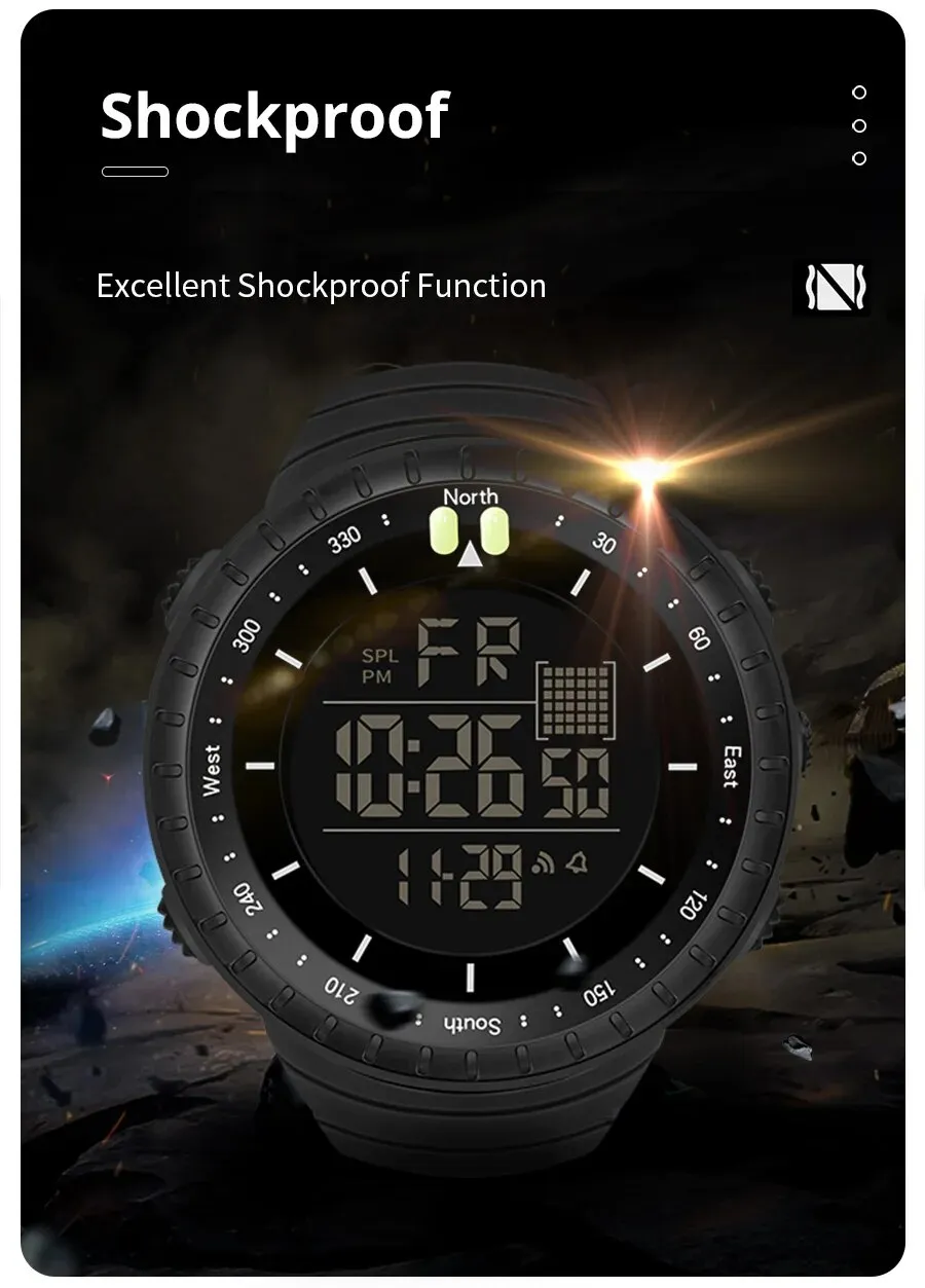 DHgate.com:SYNOKE Mens Sports Watch: Waterproof, Shockproof