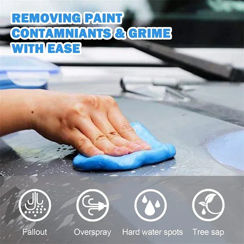 3-Pack Detailing Clay Bar For Cars - Auto Clean, Removes Sludge, Mud, Contaminants