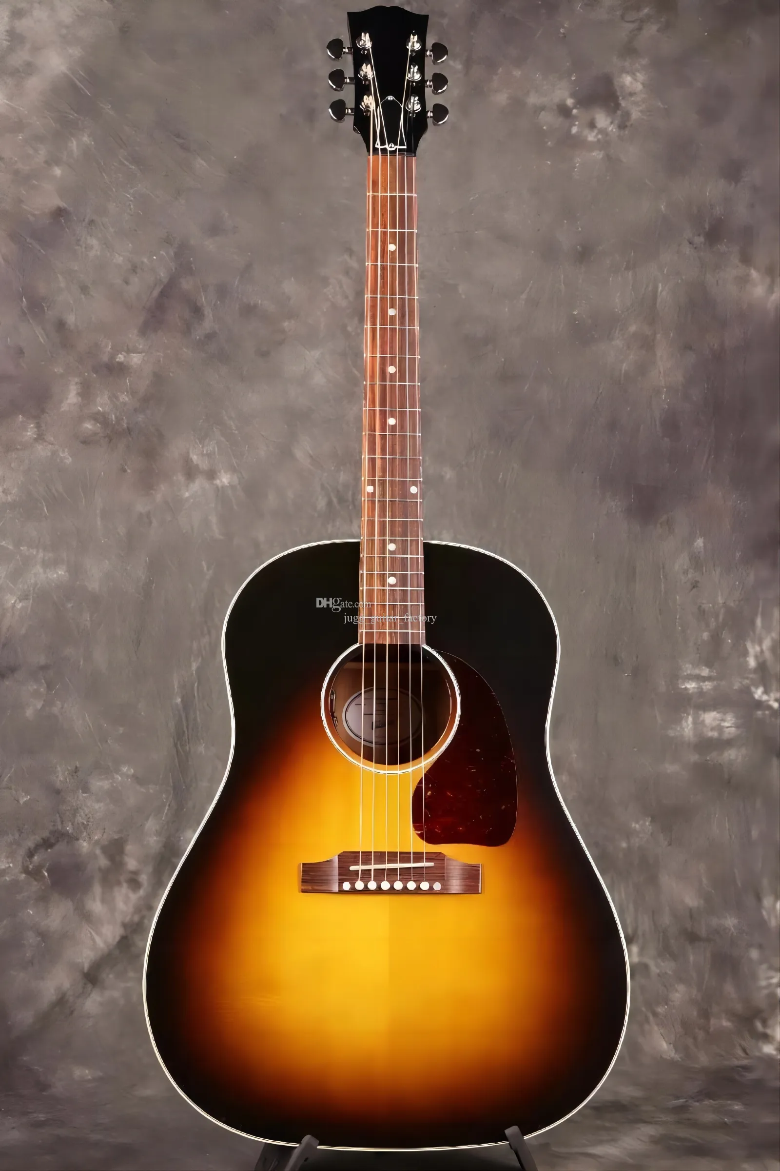 激安通販特集！ Retro VS Standard DHgate.com:J45 Sunburst Top Spruce Solid ギター