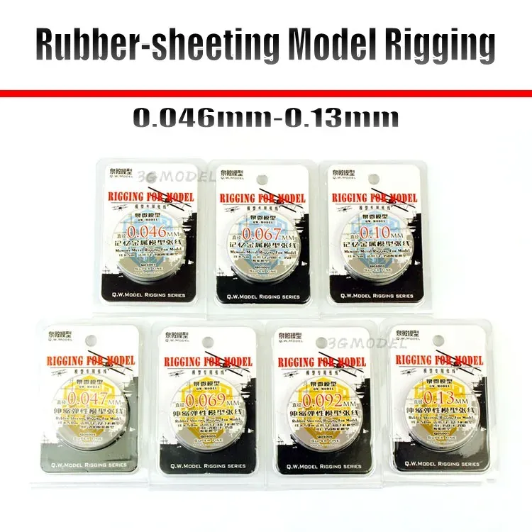 Wire Model Ship Memory Model Metal Rigging Wire 0.046-0.13 mm Diameter for Military ...