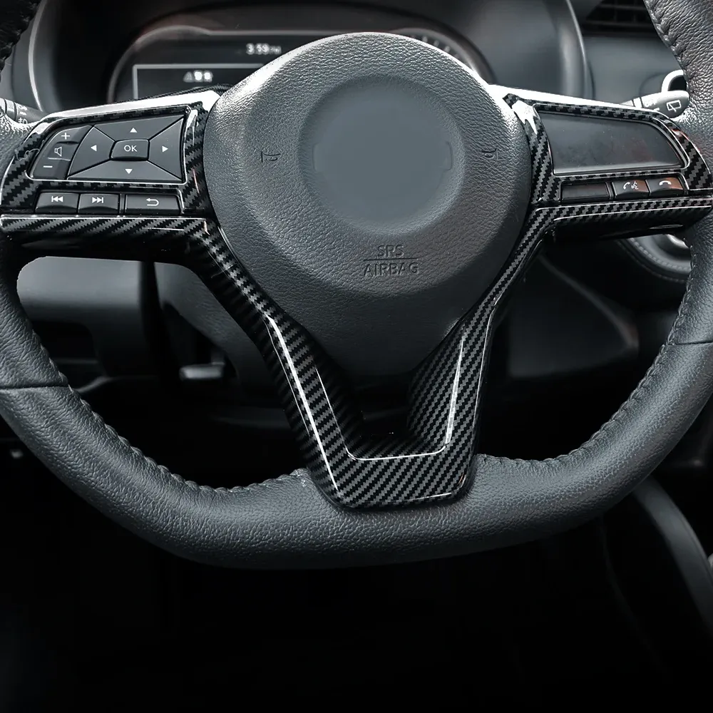 Car Steering Wheel Booster Cover Non Slip Interior Accessories Carbon