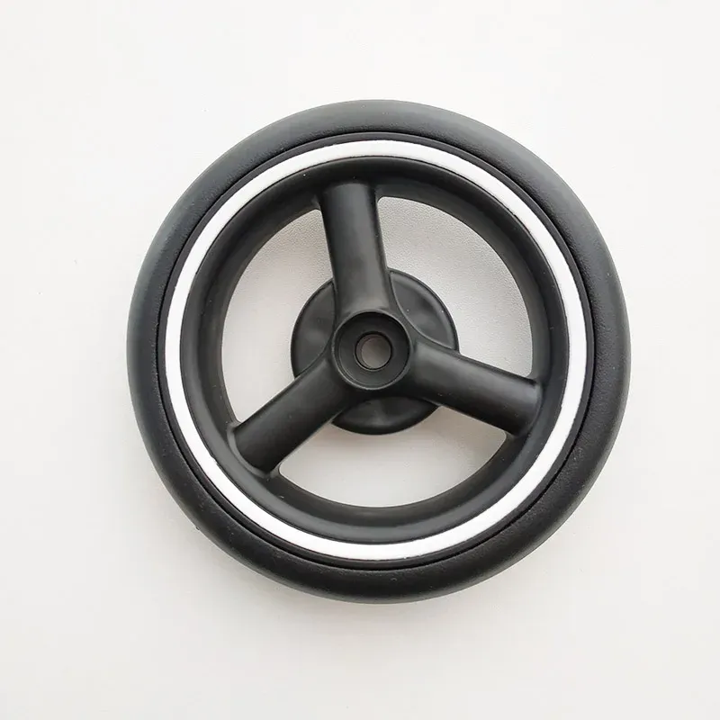 2024 Baby Stroller Replacement Wheel for GB Pocket Pockit Series Goodbaby Buggy Durable Rubber Easy Installation 11.5cm Diameter Black