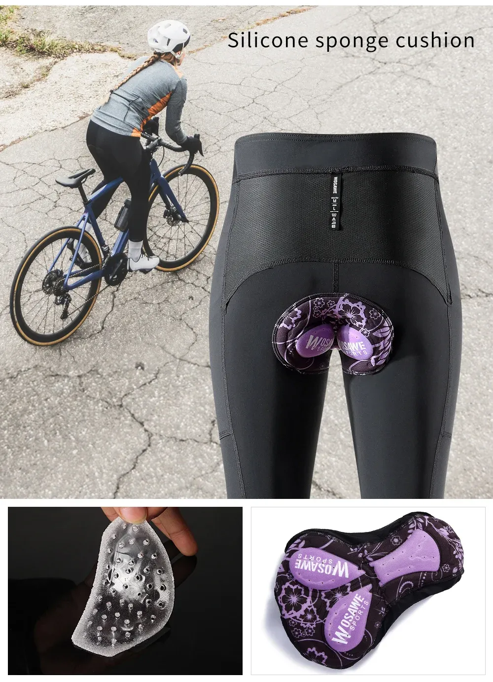 WOSAWE Womens MTB Bicycle Compression Pants Women With Gel Pad Shockproof And Reflective Leg Zipper Ideal For Sports Riding And Road Biking. From Ddmylucky 48.54 DHgate.Com