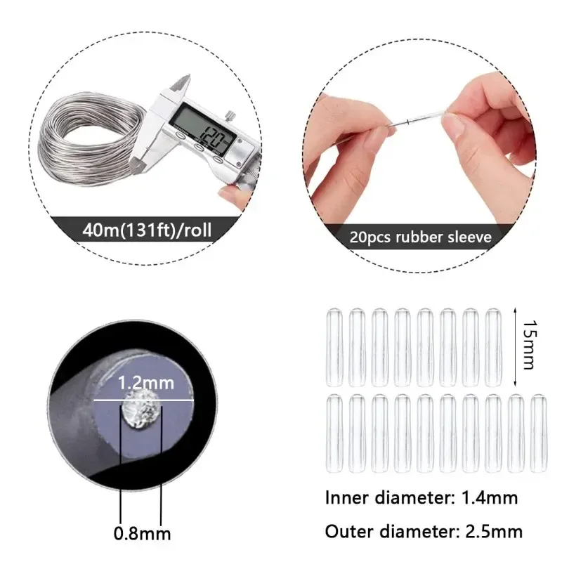 DHgate.com:Silver Aluminum Craft Wire, Bendable 17 Gauge PVC