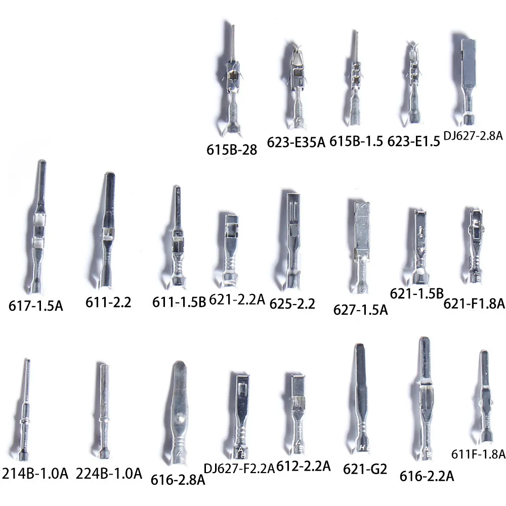 DJ6218A-E9.5x1.2C Brass Crimp Connectors Electrical 10Pcs DJ6218A-E9 ...