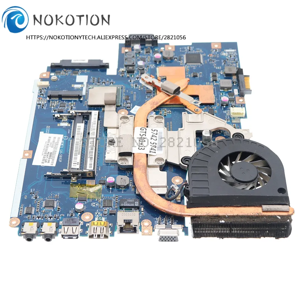 DHgate.com:LA-5893P LA-5894P LA-5891P For ACER 5742 5742G 5741 5741G  Motherboard GT540M+I3+Heatsink Instead Of LA-5911P LA-5912P 5552  5552G:Computers & Networking