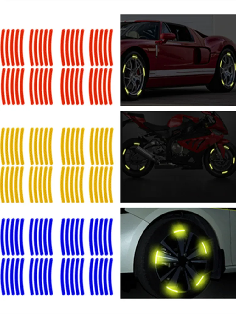 DHgate.com:20PCS Car Wheel Rim Reflective Safety Stickers, Night ...